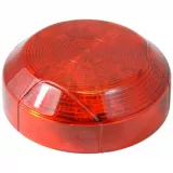 Lampa tip Flash de culoare rosie, cu LED-uri, cu baza mica -  pentru interior IP45