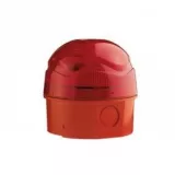 Lampa tip Flash de culoare rosie, cu LED-uri, cu baza inalta - pentru exterior IP66