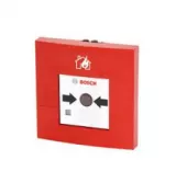 Buton adresabil cu geam, de culoare rosie, RAL 3001 de tip LSN improved , IP52