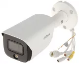 Camera video Dahua IP, Bullet, Full-color, WizSense, 2 MP, lentila fixa, lumina alba 30M, microfon, carcasa metal, IP67, PoE