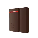 Mini contact magnetic wireless pentru usi si ferestre, maro