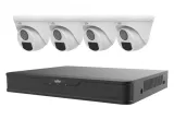 KIT compus din  XVR301-04G3 + 4 camere dome UAC-T112-F28