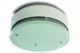 Nebula glass - detector optic de fum wireless, stand-alone EN14604:2005, design crystal, culoare alba, baterie Lithium inclusa (9V)