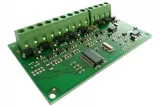 Auxi relay, Modul expandor auxi (PCBA) cu 5 relee programabile cu contacte de 1A și 4 elemente de fixare.