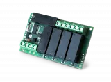 Auxi-L, modul de extensie cu 5 relee  250V-8A(cu varf de 10A), terminal com