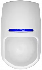 Detector PIR de miscare, cu element detectie DIGITAL QUAD,distanta detectie 15m, LED ALBASTRU, selectabil N.O/ N.C