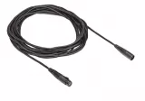 Cablu ecranat cu doua fire prelungitor pentru microfon, conectori XLR, 10m