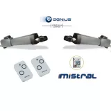 MISTRAL 400 -  Actuator 230V pentru porti batante cu dimensiuni maxime de 2 x 3m respectiv 2 x 4m