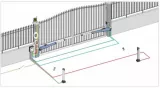 BARIERE AUTO - MISTRAL 424 -  Actuator 24V pentru porti batante cu dimensiuni maxime de 2 x 3m respectiv 2 x 4m, https:b2b.sielinvest.ro