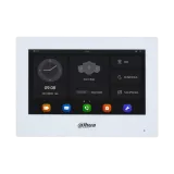 Monitor pentru videointerfon IP, ecran 7 inch TFT, slot MicroSD, touch screen, alimentare PoE sau 12V, Dahua