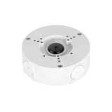 Cutie de jonctiune universala din aluminiu pentru bullet si dome, rezistenta la apa, culoare alba