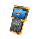 TESTER PORTABIL DAHUA, IP/ HDCVI/ AHD/ TVI/CVBS, ecran 4", tastatura querty, 2x porturi de retea 10/100M/1G RJ45(LAN/PSE, PD), port BNC (1x intrare video HDVCI/TVI/AHD/CVBS, 1x iesire video), un port