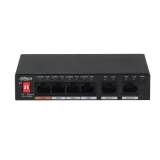 Switch 6 porturi, 4 porturi POE, putere 60W