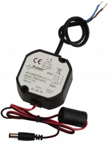 Alimentator capsulat ermetic 12V/1.5 A, mufă DC 2.1/5.5 pentru alimentarea camerelor, putere 18W