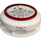 Soclu wireless pentru detectorii din gama Fusion cu sirena si indicator vizual rosu inclus, adresare electronica, baterii 3 x AA + 3 x C