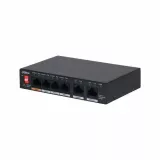 Switch 6 porturi, 4 porturi Poe, viteza gigabit, 1Gbs
