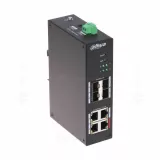 SWITCH-URI - Switch cu 8 porturi Dahua HS4408-4ET-96, 4 porturi PoE 10/100 Mbps, 4 porturi SFP 1000 Mbps, PoE Watchdog, Hardened Switch, https:b2b.sielinvest.ro