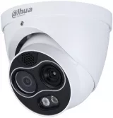 CAMERA TERMALA IP Dahua, Dome, WizSense, 4Mp, IR 30M, detectie incendiu, functii smart, slot card