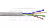 Cablu UTP Cat 5e, 4x2x24AWG, rola de 305 m, Gri
