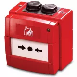 WEATHERPROOF MANUAL CALL POINT WITH ISOLATOR - RED