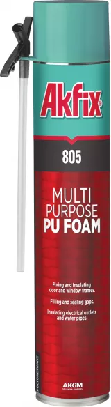 Spuma poliuretanica Akfix 805, 750 ml, aplicare manuala