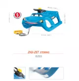 Sanie Prosperplast Zigi-Zet cu volan, albastru