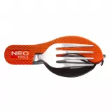 Briceag camping Neo Tools, 4 in 1, 10 cm, husa