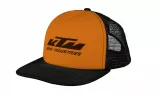 Sapca KTM Factory Team Mesh negru portocaliu