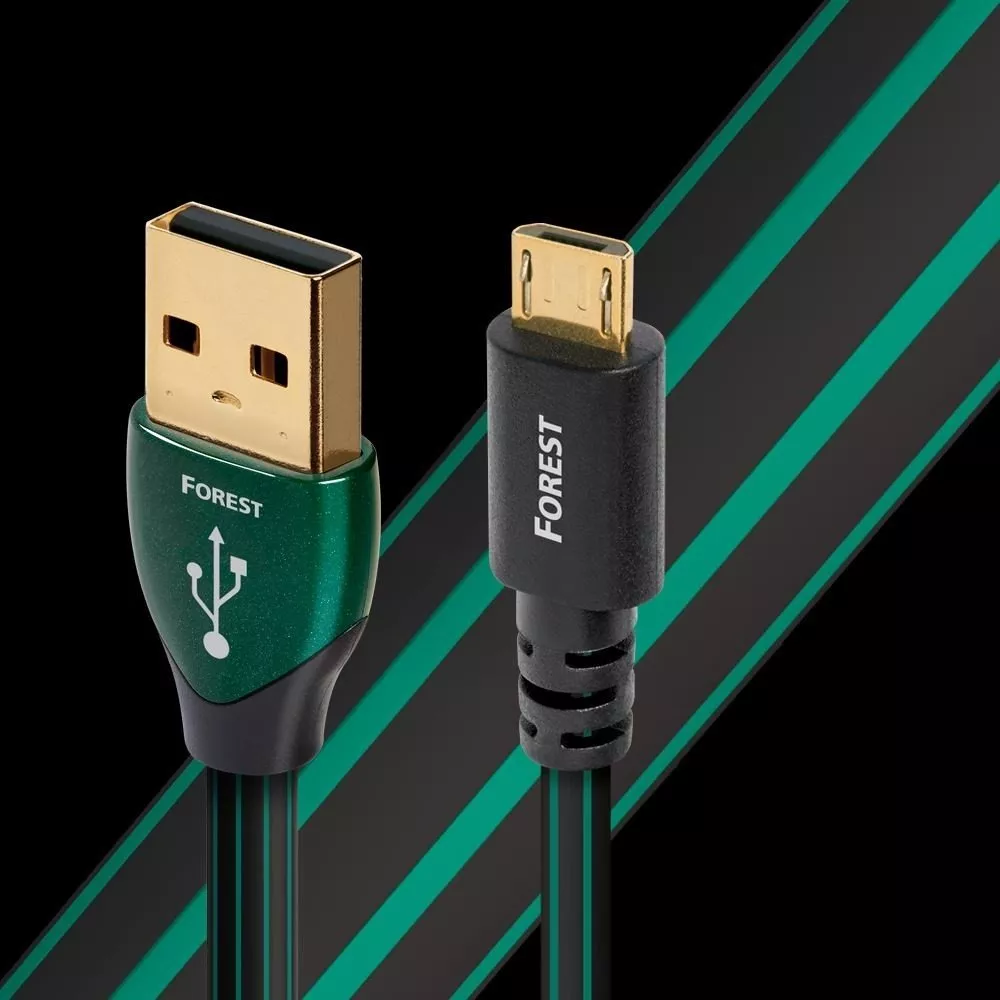 Cablu USB A - USB Micro AudioQuest Forest 0.75 m, [],audioclub.ro