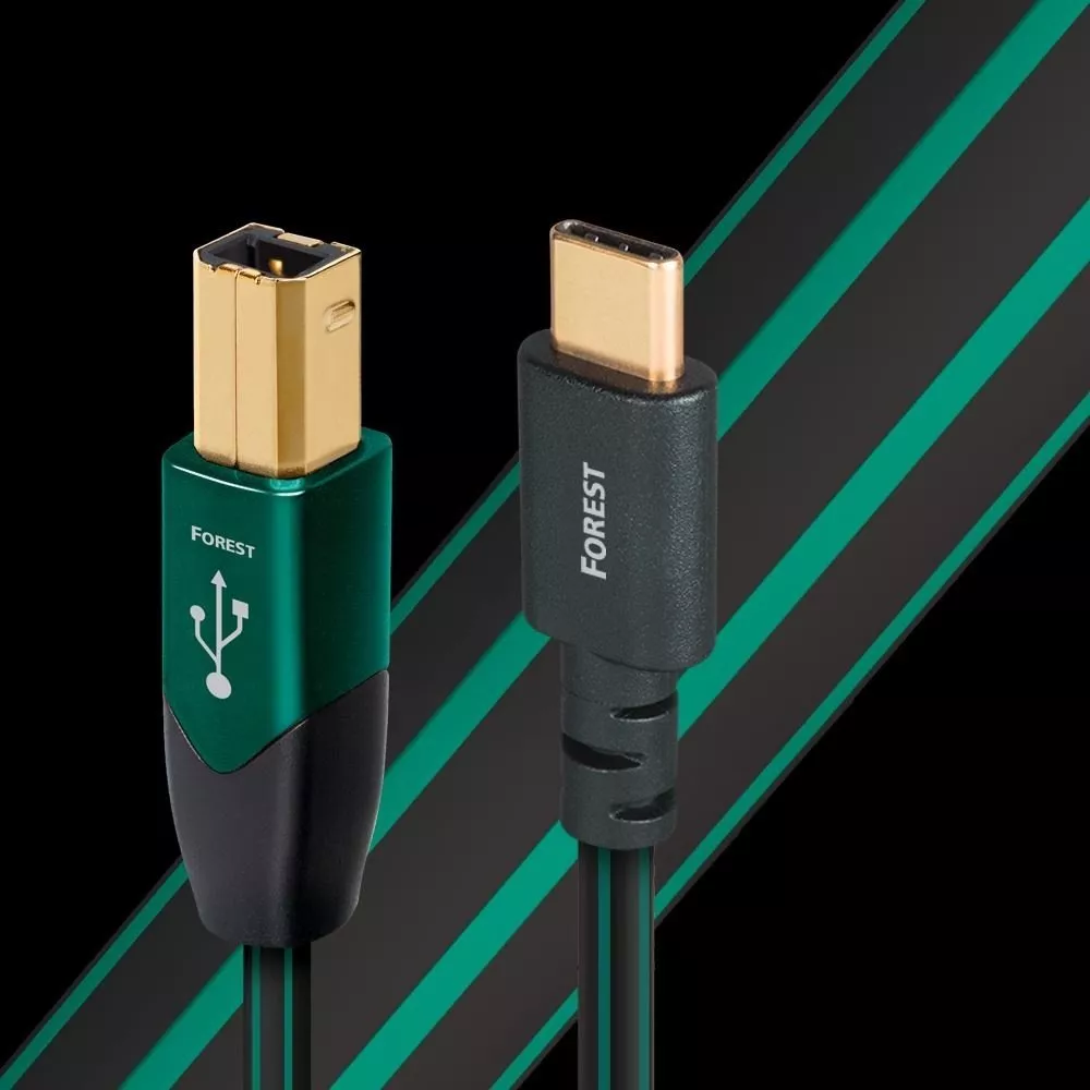 Cablu USB B - USB C AudioQuest Forest 0.75 m