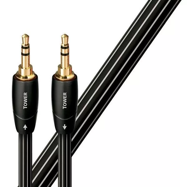 Cablu audio Jack 3.5 mm Male - Jack 3.5 mm Male AudioQuest Tower 0.6 m, [],audioclub.ro
