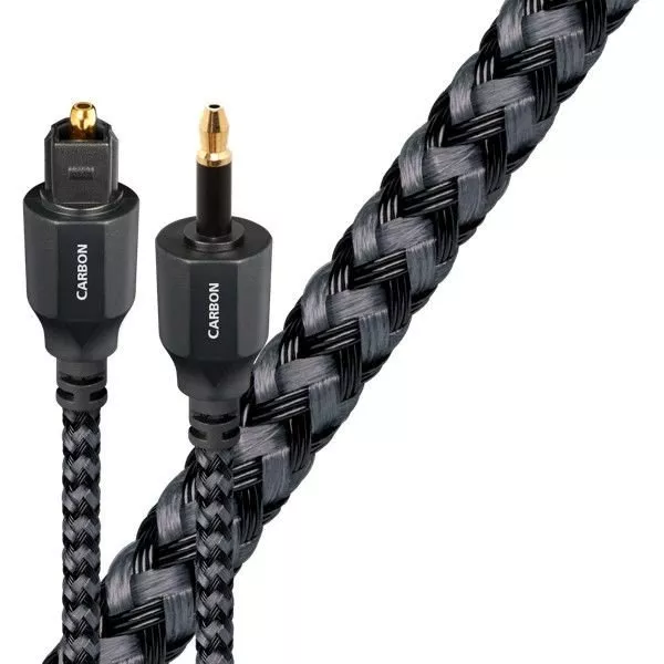 Cablu optic Jack 3.5mm Mini - Toslink AudioQuest Carbon 0.75 m, [],audioclub.ro