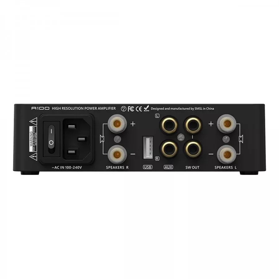 Amplificator de putere SMSL A100 Black - audioclub.ro