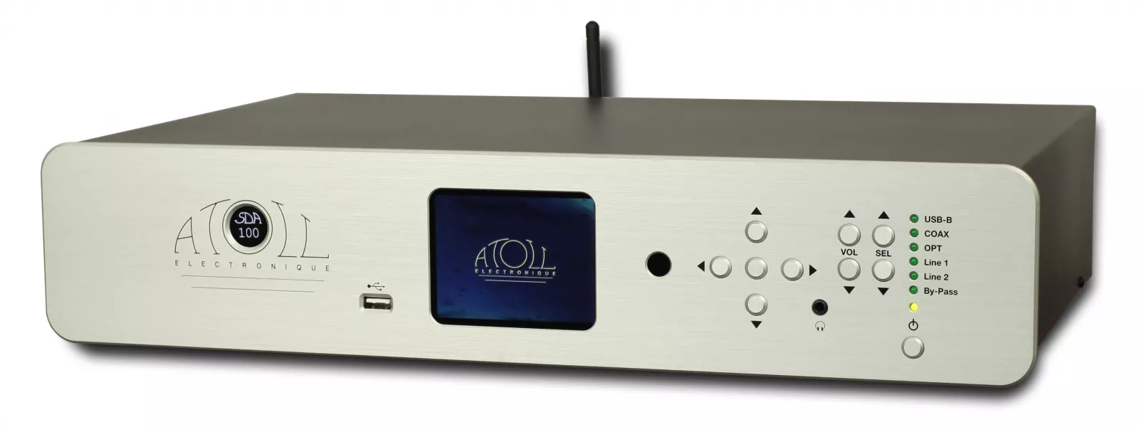 Amplificator integrat Atoll All in One SDA100 Argintiu, [],audioclub.ro