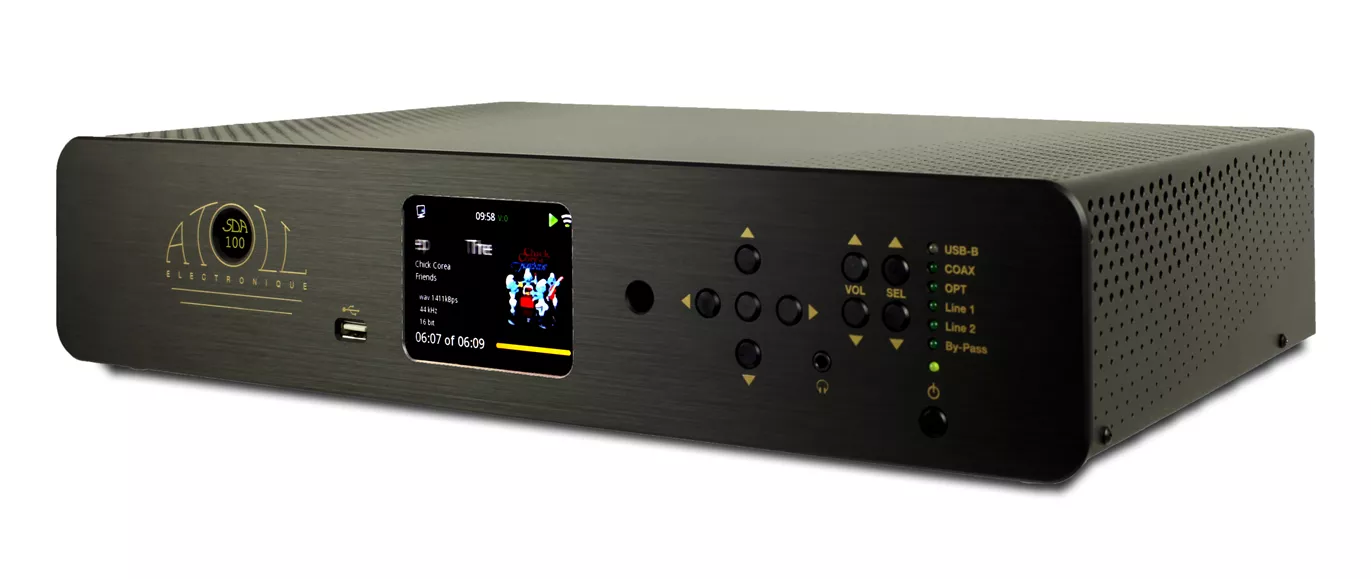 Amplificator integrat Atoll All in One SDA100 Negru, [],audioclub.ro