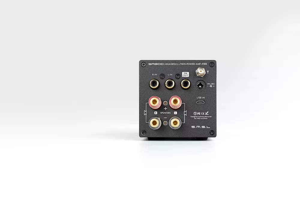 Amplificator integrat SMSL SA300 Black - audioclub.ro