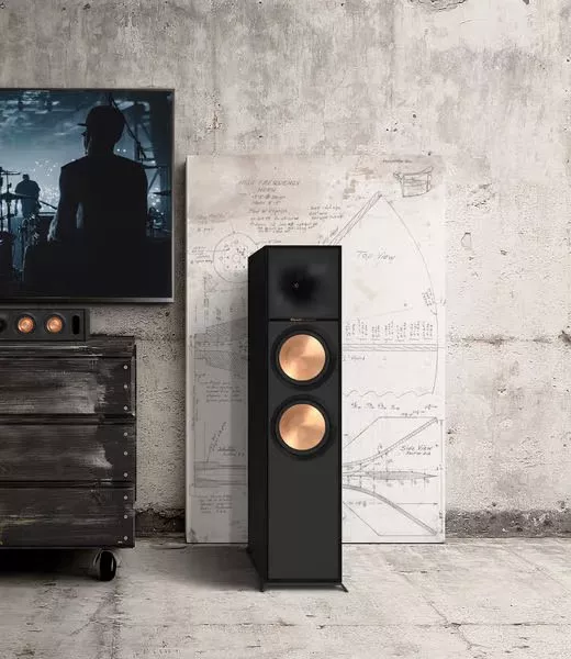 Boxe de podea Klipsch R-800F Black - audioclub.ro