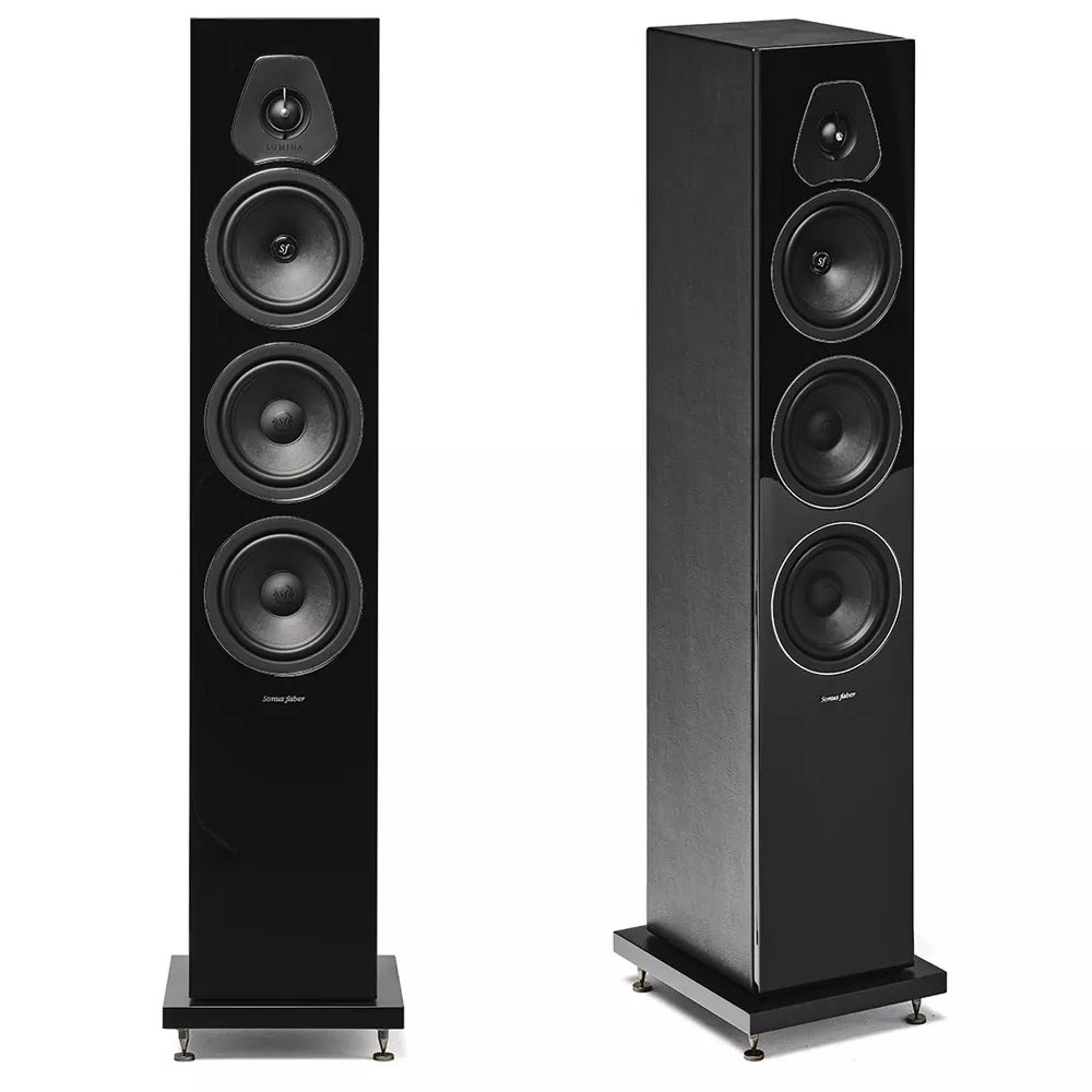 Boxe podea Sonus Faber Lumina III Black - audioclub.ro