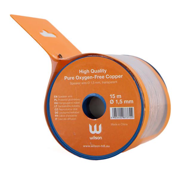 Cablu boxe Wilson SPK CABLE 2 x 1.5 mm² - Banana 15 m, [],audioclub.ro
