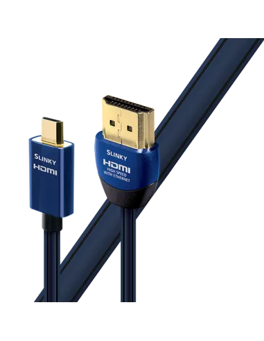 Cablu HDMI AudioQuest Slinky Micro to Standard 2 m, [],audioclub.ro