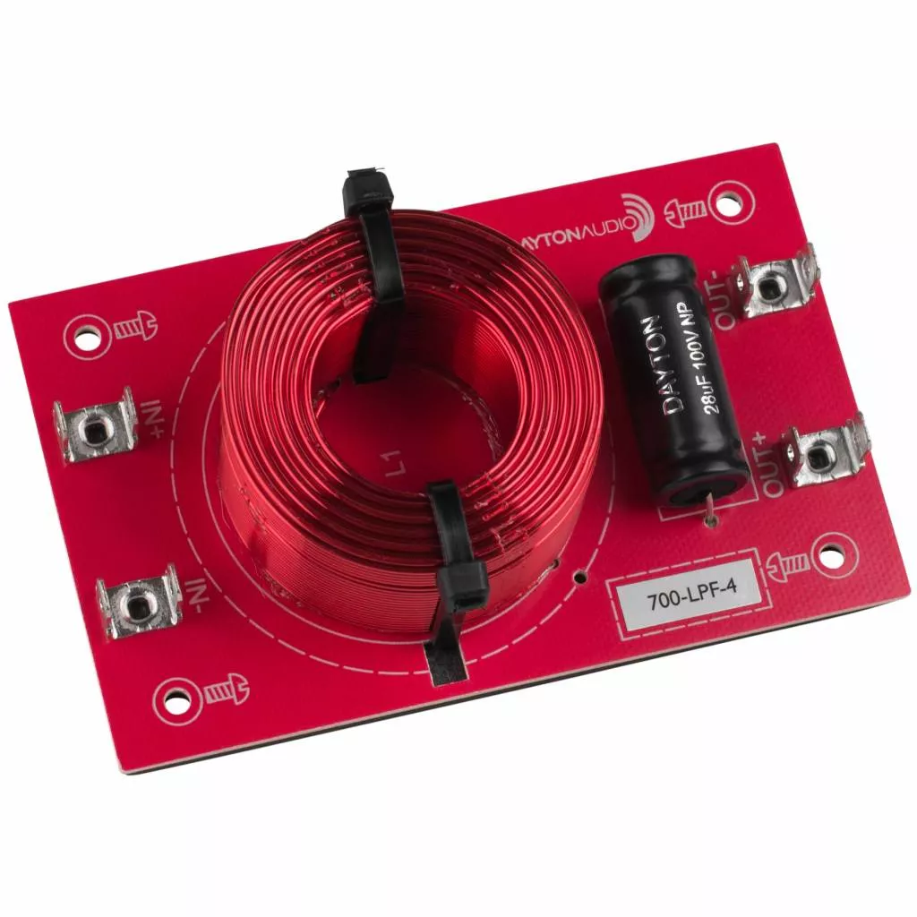 mayu様ライフバンテージ1&2 Crossover Low-Pass Dayton Audio | 500 Hz | 4 Ohm - audioclub