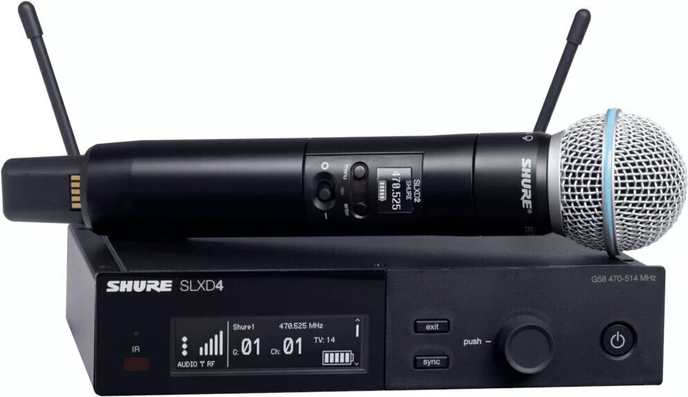 Microfon wireless Shure SLXD24E/B58 G59, [],audioclub.ro
