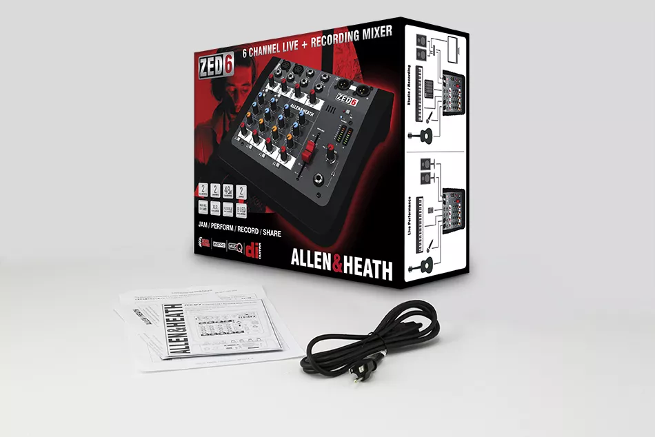 Mixer analog Allen & Heath ZED-6 - audioclub.ro