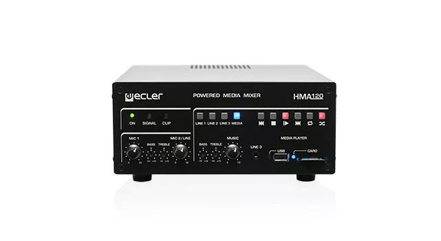 Mixer cu amplificare Ecler HMA120, [],audioclub.ro