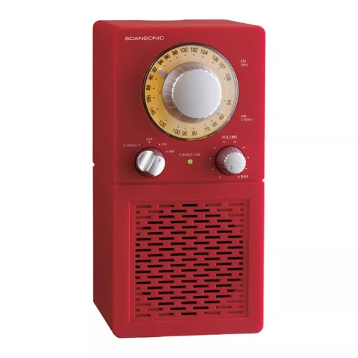 Radio portabil Scansonic P2501 Rosu, [],audioclub.ro