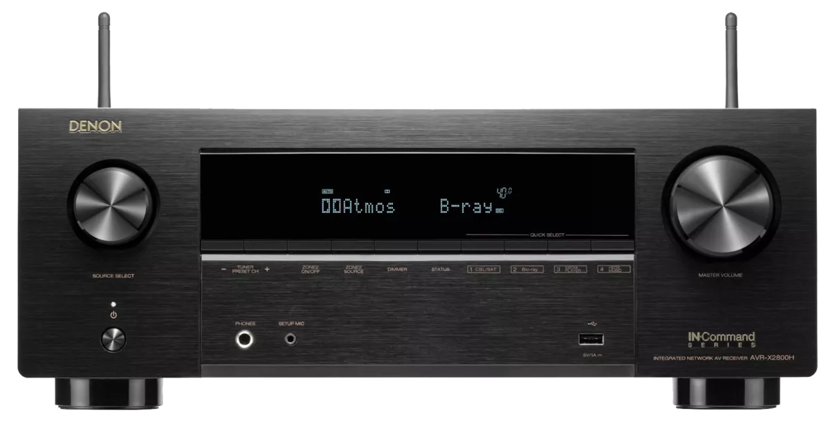 Receiver AV 8K Denon AVR-X2800H DAB Black, [],audioclub.ro