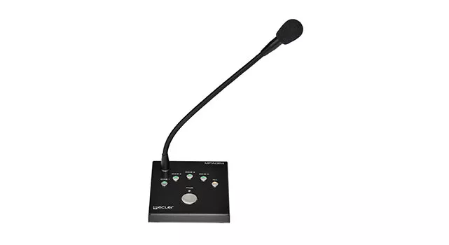 Statie de paginare cu microfon Ecler MPAGE4, [],audioclub.ro