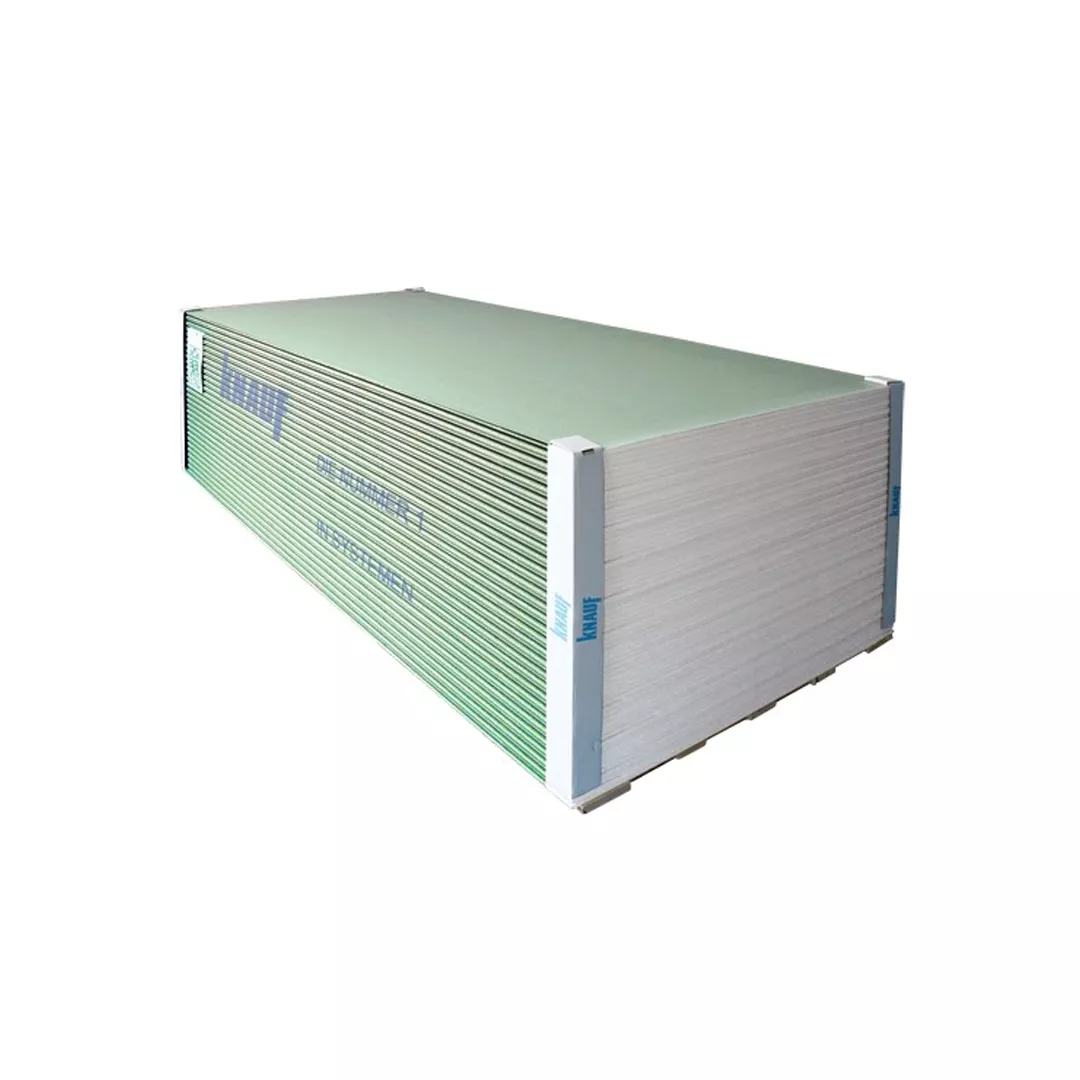 Placa de gips-carton impregnata rezistenta la umiditate, Knauf H 13 (GKB-I 12,5 mm), [],damila.ro