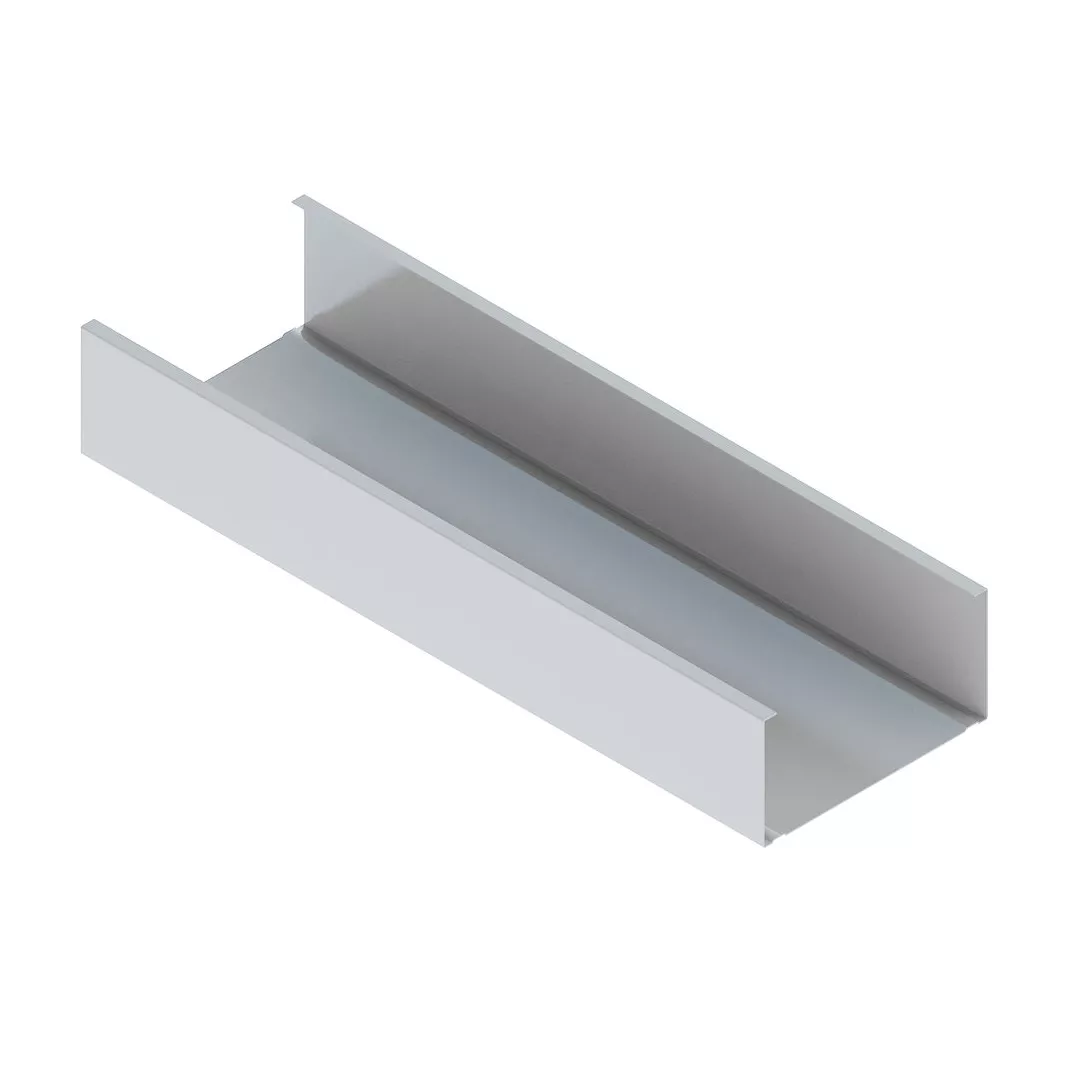 Profil metalic din tabla zincata cu grosime de 0.6mm, 4000 mm, NIDA Metal CW100, [],damila.ro