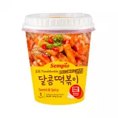 Noodles si noodles instant - Instant Tteokbokki Sweet & Spicy CUP SEMPIO 160g, asianfood.ro